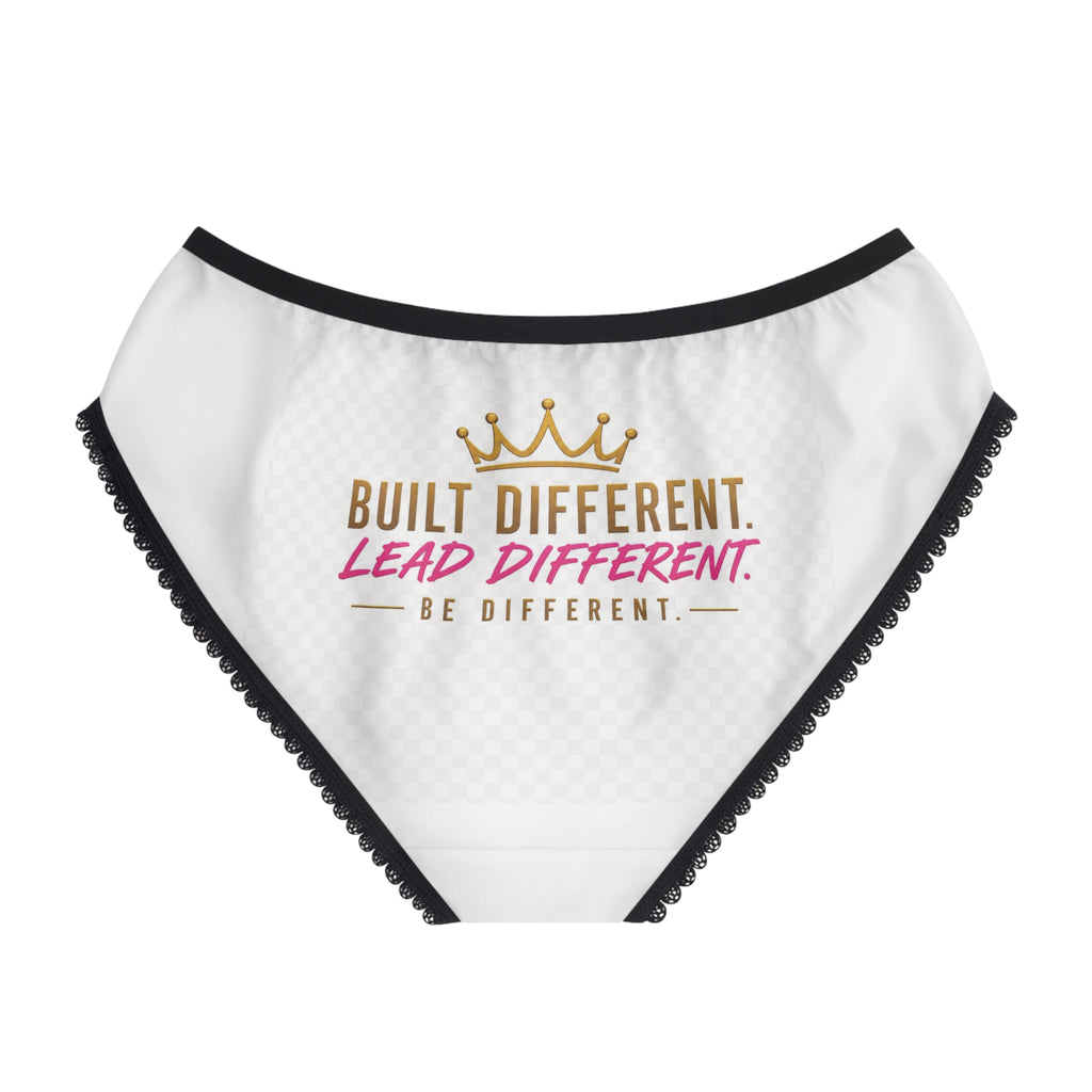 Her Empire Briefs — 'Built Different. Lead Different.' Women's Printed Underwear
